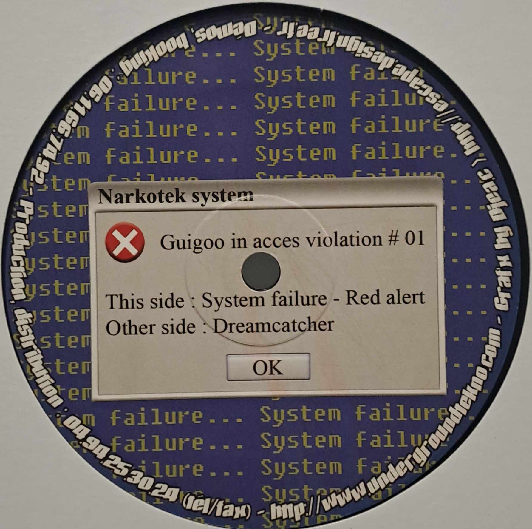 Access Violation 01 - vinyle freetekno